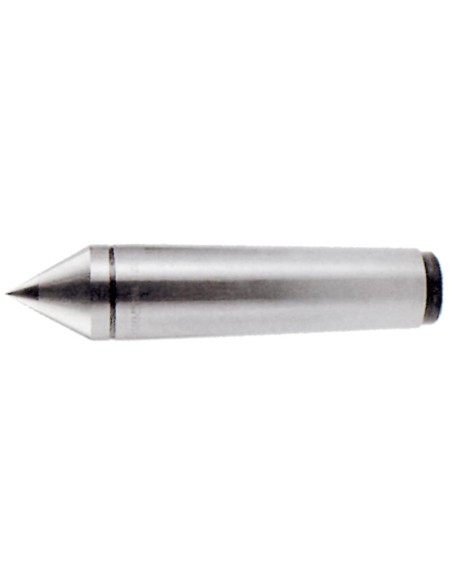 Contropunta fissa con cuspide in metallo x tornio cm 3 Fervi c053/3