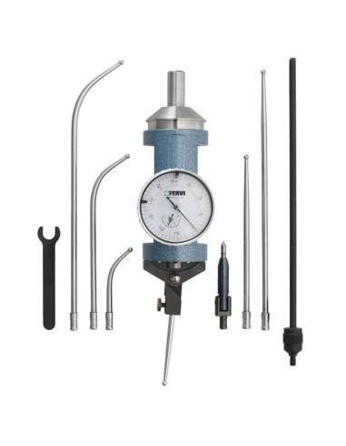 2 - Centratore a 2 assi comparatore con asta di posizionamento Fervi c061