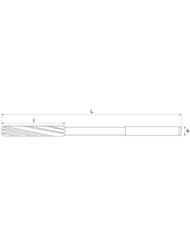 Alesatore a macchina attacco cilindrico 13 mm Fervi a212