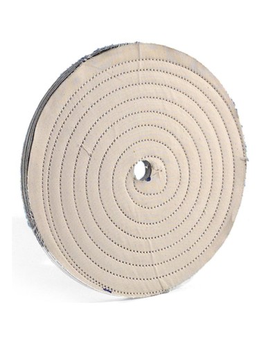 Disco cotone trapuntato 150 x 12 mm x smerigliatrice da banco Fervi dct150