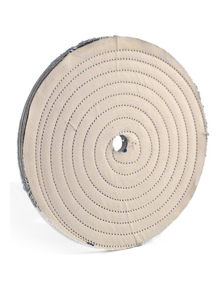 Disco cotone trapuntato 200 x 20 mm x smerigliatrice da banco Fervi dct200