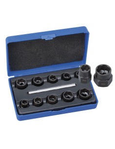 Serie di estrattori a bussola x dadi e bulloni Fervi e005