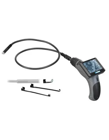 1 - Endoscopio telecamera con sonda flessibile per meccanica Fervi e022/12