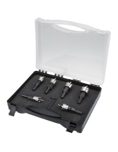 Serie 6 frese a tazza hss 16 - 30 mm x metallo Fervi f015/006s