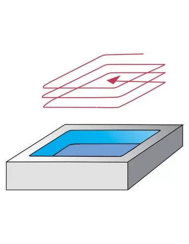 Fresa a inserto x spallamenti 40 mm x fresatrice Fervi f400/040cm4
