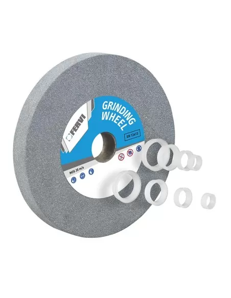 1 - Mola abrasiva in corindone grigio Fervi mg04/46 1 - Mola abrasiva in corindone grigio Fervi mg04/46