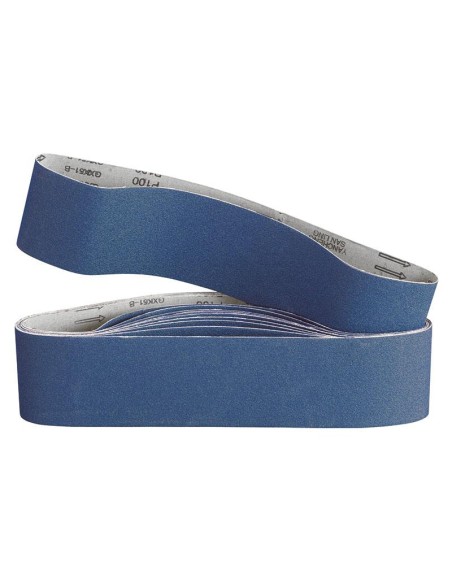 Nastri abrasivi in tela zirconio 330 x 10 mm grana 60