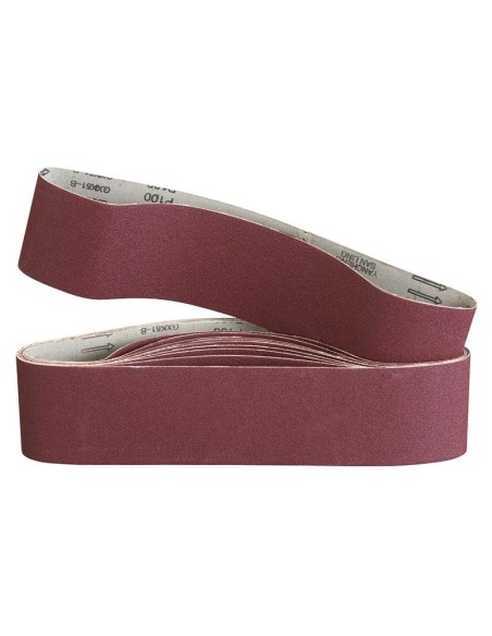 Nastri abrasivi in tela corindone 533 x 75 mm grana 120
