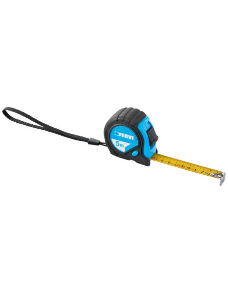 Flessometro con freno 5mt Fervi f805