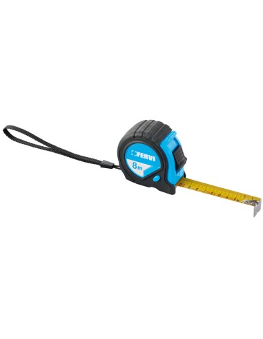 Flessometro con freno 8mt Fervi f808