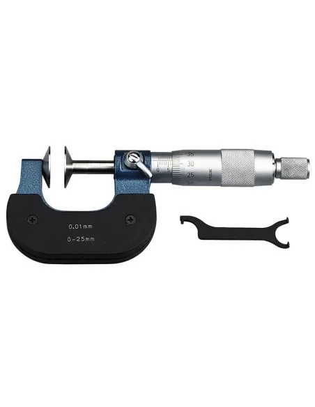 1 - Micrometro a piattello x esterni 125-150 mm Fervi m010/125/150