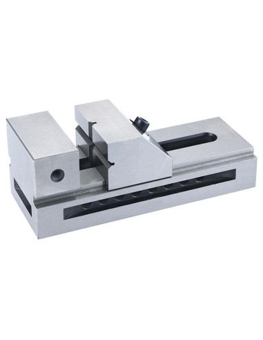 Morsa di precisione in acciaio temperato e rettificato Fervi m012/050