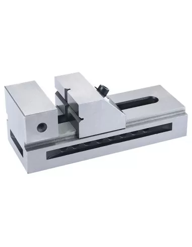 1 - Morsa di precisione in acciaio temperato e rettificato Fervi m012/100