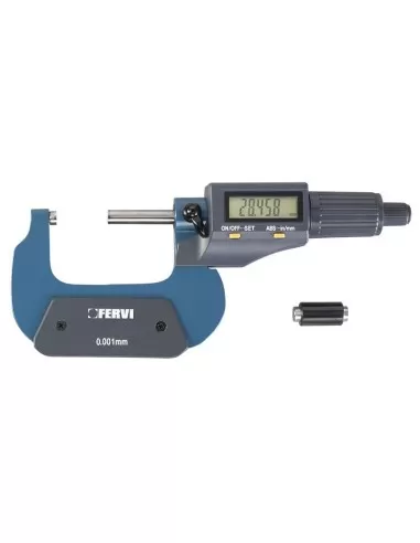 1 - Micrometro digitale elettronico Fervi m021/50/75
