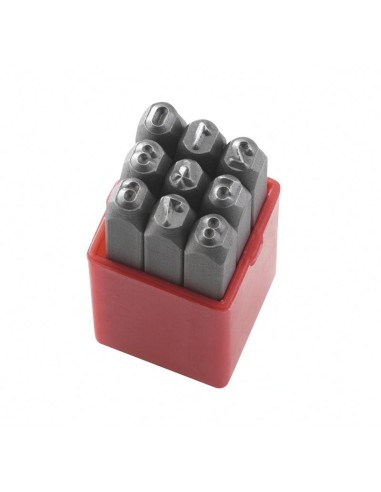 Set punzoni numeri 3 mm x marcatura