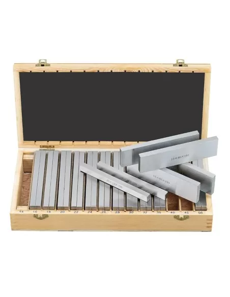 1 - Serie 28 parallele in acciaio x spessori Fervi p014 1 - Serie 28 parallele in acciaio x spessori Fervi p014