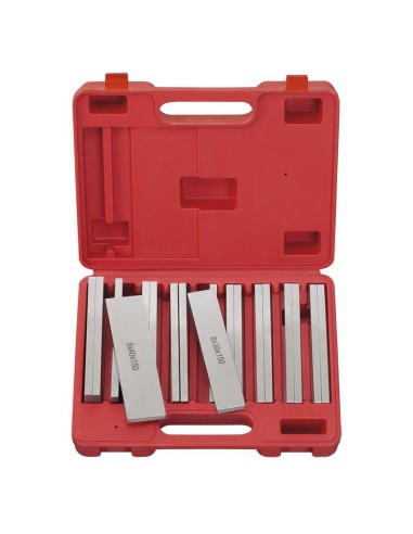 Serie 18 parallele in acciaio x spessori Fervi p016