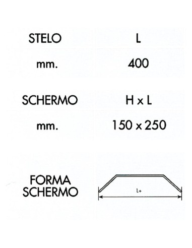 Protezione antinfortunistica per macchine utensili Fervi p100/250