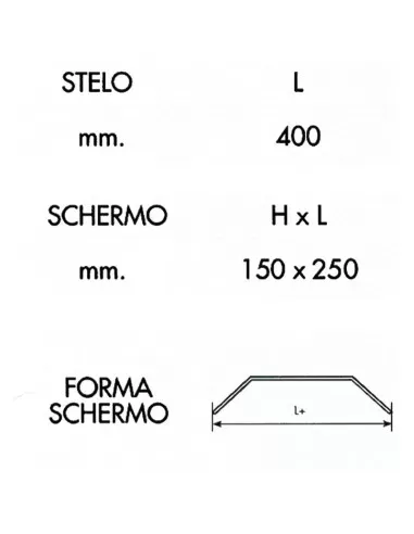 Protezione antinfortunistica per macchine utensili Fervi p100/250