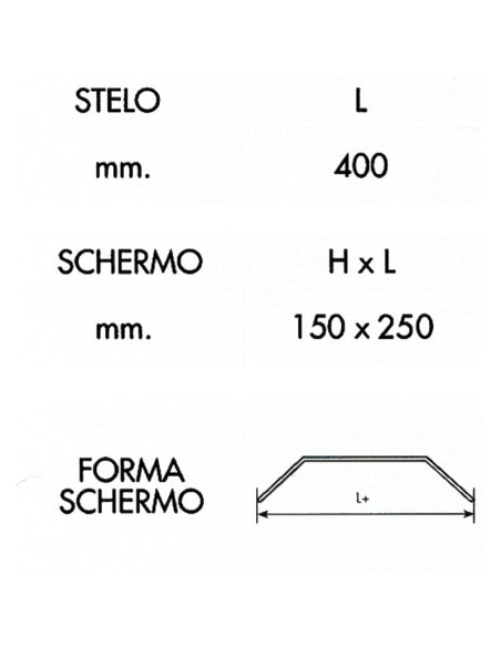 Protezione antinfortunistica per macchine utensili Fervi p100/250