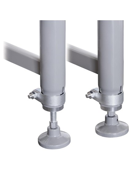 Rulliera regolabile in altezza 2000 x 450 mm Fervi r001/07