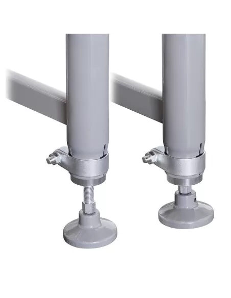 2 - Rulliera regolabile in altezza 2000 x 450 mm Fervi r001/07 2 - Rulliera regolabile in altezza 2000 x 450 mm Fervi r001/07