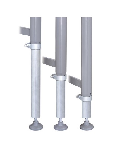 Rulliera regolabile in altezza 2000 x 450 mm Fervi r001/07