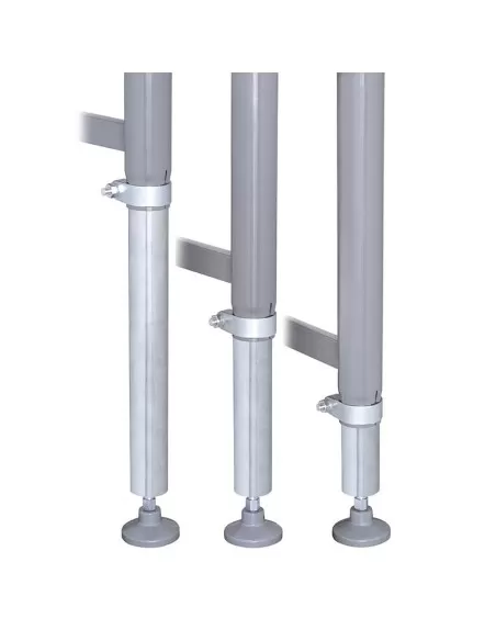 3 - Rulliera regolabile in altezza 2000 x 450 mm Fervi r001/07 3 - Rulliera regolabile in altezza 2000 x 450 mm Fervi r001/07