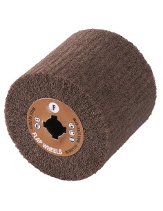 Ruota in panno abrasivo per satinatrice 100 x 100 grana fine