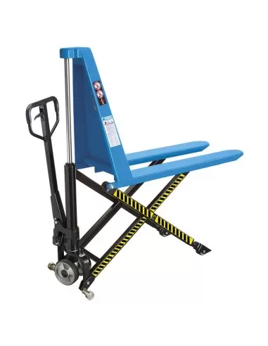 1 - Sollevatore per pallets a pantografo 1000 kg Fervi s2/800