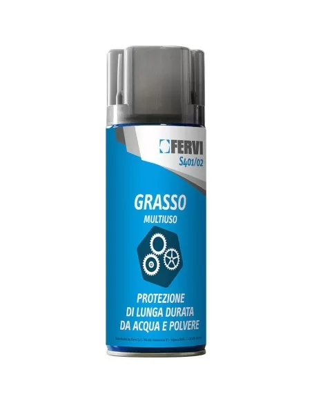 1 - Bomboletta spray grasso multiuso 400 ml Fervi s401/02 1 - Bomboletta spray grasso multiuso 400 ml Fervi s401/02