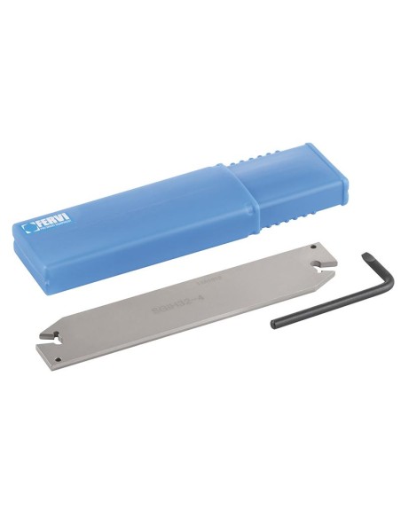 Utensile lama per taglio esterno x tornio metallo 19 - 2 mm Fervi sgih19/2