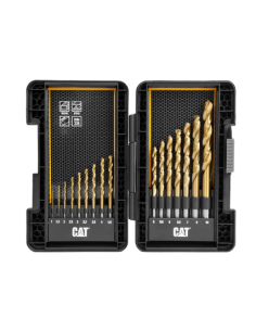Set 16 punte HSS per metallo per trapano Caterpillar da 1mm a 10mm DA02901