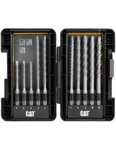 Set 10 punte da muro per trapano a percussione e Sds Plus Caterpillar DA03901