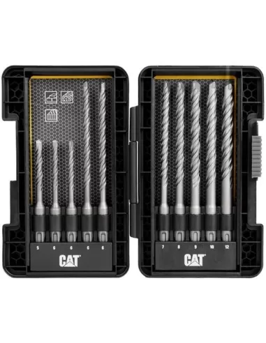 1 - Set 10 punte da muro per trapano a percussione e Sds Plus Caterpillar DA03901