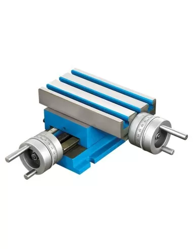 1 - Tavola a croce di precisione x fresatura Fervi t015