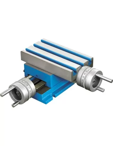 1 - Tavola a croce di precisione x fresatura Fervi t015/e
