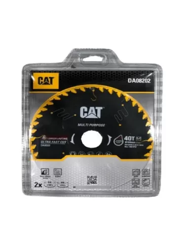 2 - Lama per sega circolare multiuso TCT 184mm denti 40 Caterpillar DA08202