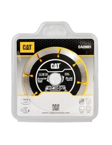 2 - Disco diamantato segmentato da 115mm per materiali edili CAT DA09001