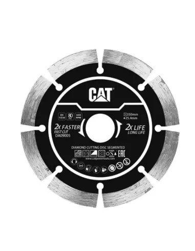1 - Disco diamantato segmentato 350mm per materiali edili Caterpillar DA09005