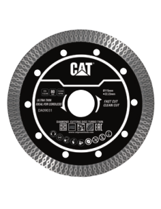 Disco diamantato turbo 115mm per gres porcellanato e ceramica Caterpillar DA09031