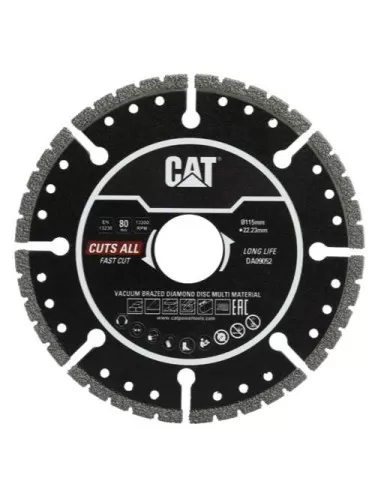 1 - Disco diamantato universale 115mm per tutti i materiali CAT DA09052