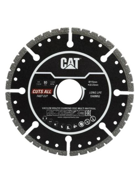 Disco diamantato universale 115mm per tutti i materiali CAT DA09052