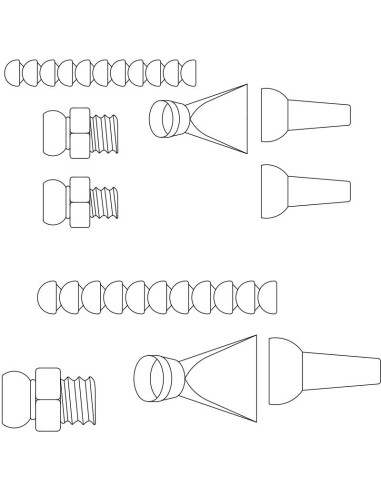 Tubo flessibile in plastica x liquidi refrigeranti 350 mm