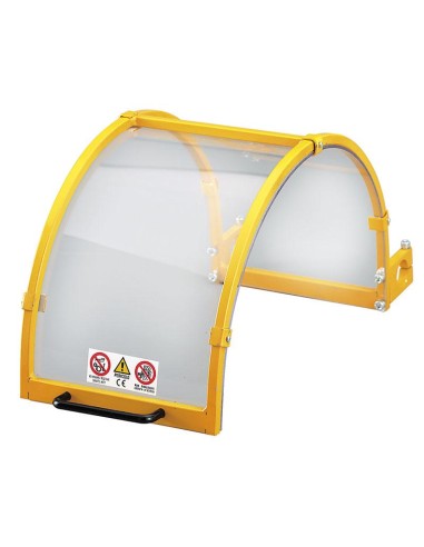 Protezione per tornio con schermo in lexan 600 mm Fervi t600