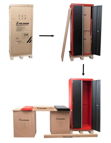 Arredamento modulare per officina HOLZMANN WESS13