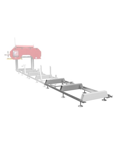 Binario di estensione 2 mt bbs550smart_rb per segatronchi holzmann bbs550smart