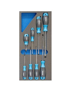 Serie 16 giraviti a taglio in termoformato morbido Fervi tm01/16