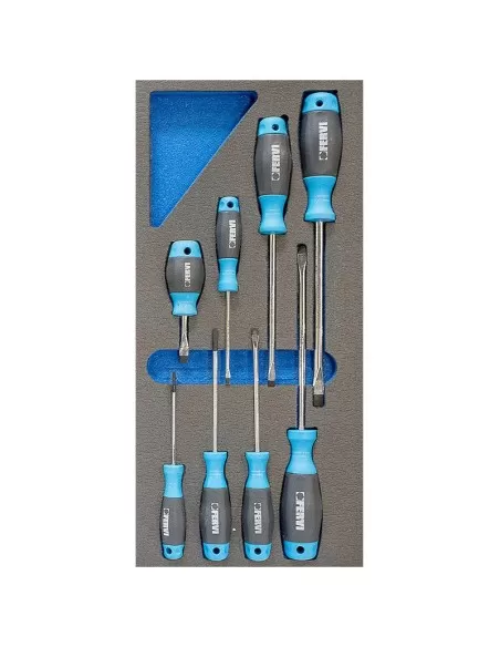 1 - Serie 16 giraviti a taglio in termoformato morbido Fervi tm01/16 1 - Serie 16 giraviti a taglio in termoformato morbido Fervi tm01/16