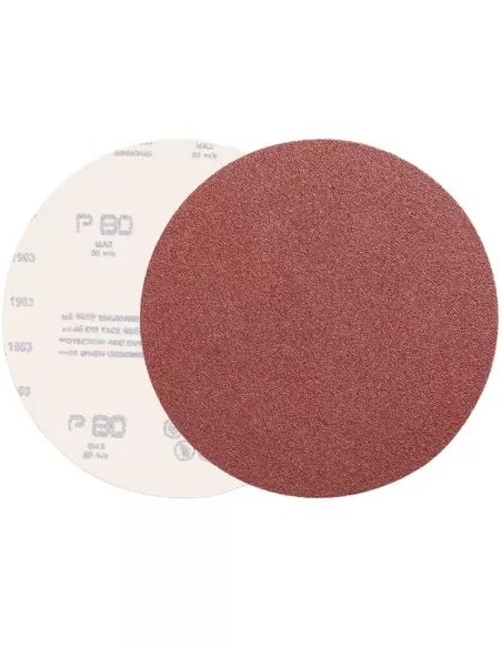 1 - Disco abrasivo in corindone velcrato 125 mm 8 fori grana 120